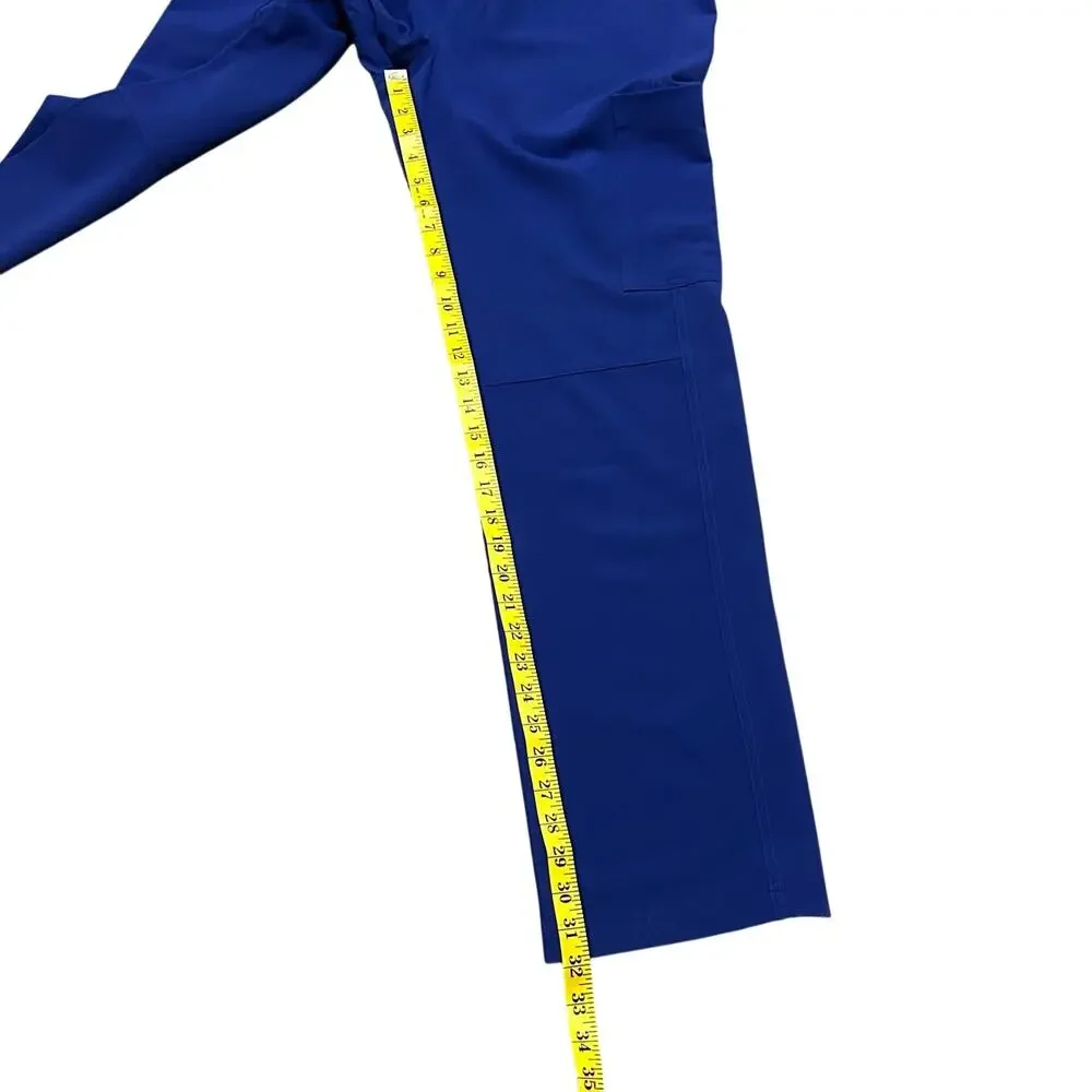 FIGS Men's Technical Collection Axim 2.0 Cargo Scrub Pants Royal Blue Small NWT